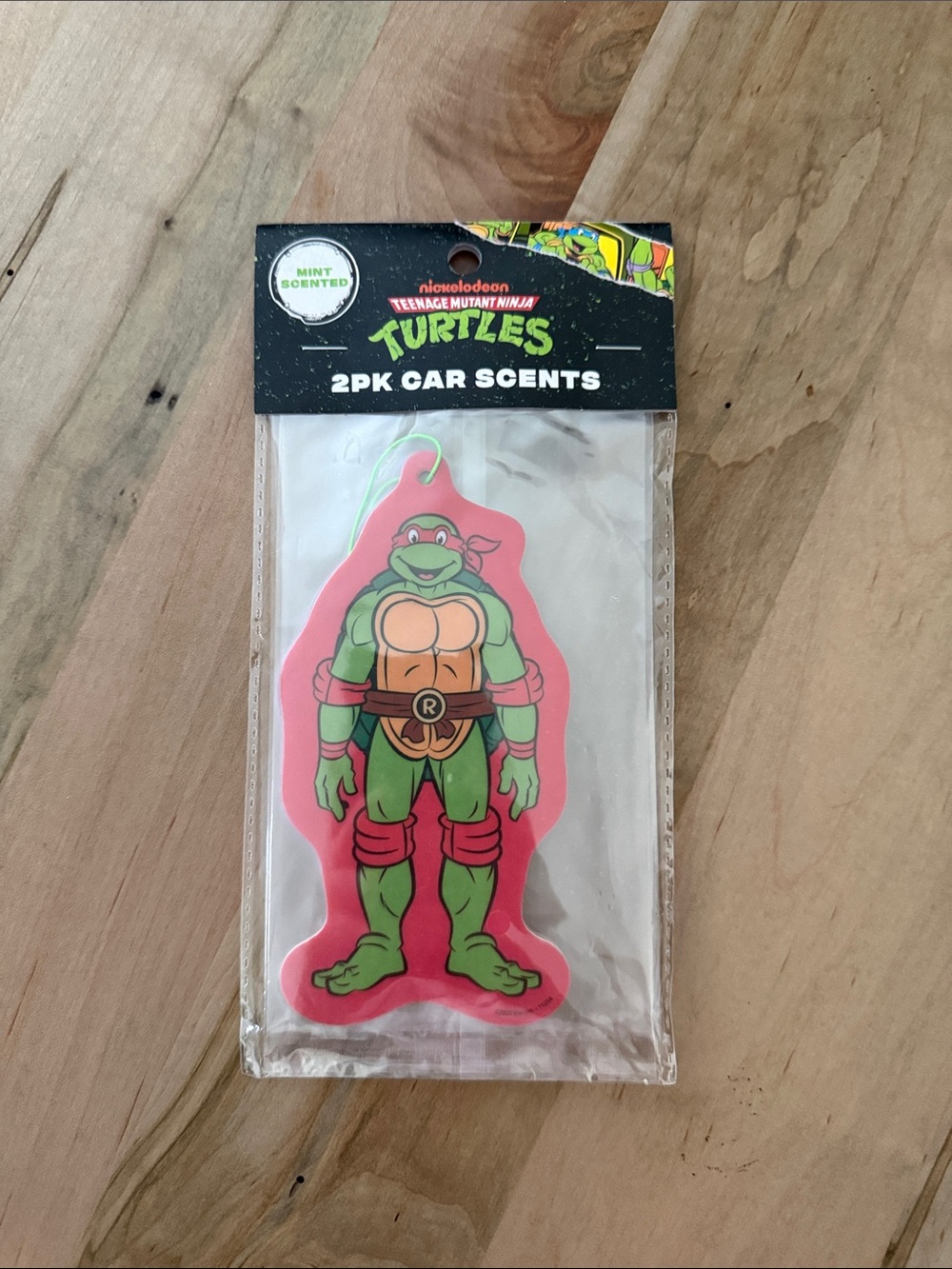 Nickelodeon Teenage Mutant Ninja Turtles Red Raphael Car Scents 2-Pack